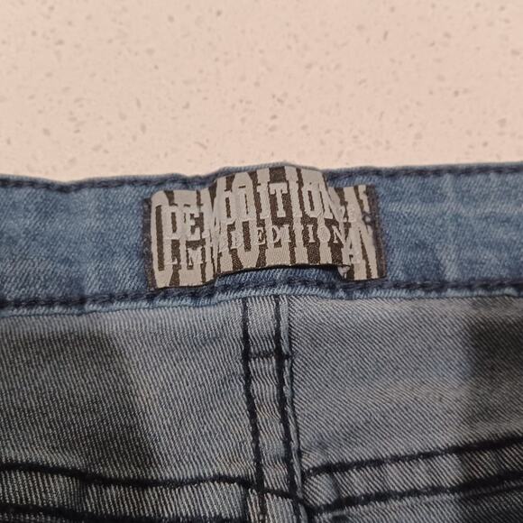 Demolition Blue Jeans Pants Size 14 Women's - Picture 4 of 7